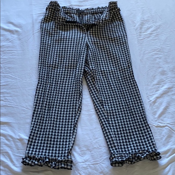 Topshop gingham pants - Picture 1 of 4